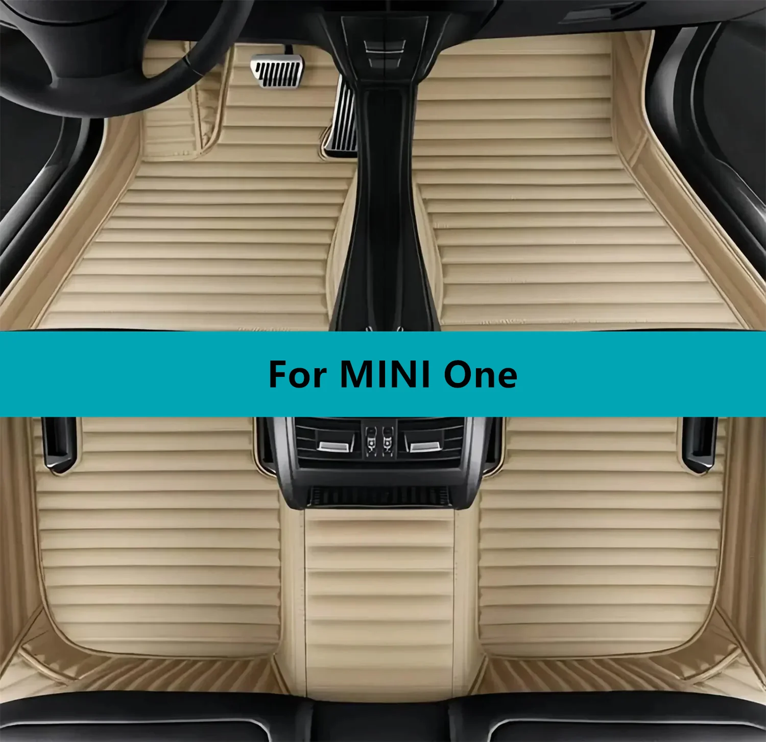 Custom Car Floor Mats For MINI One 2020 2021 2022 2023 2024 2025 2026 2027 2028 All Weather Waterproof Car Floor Mats
