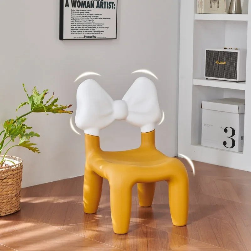 Bow chair small stool creative home decoration cute simple stool