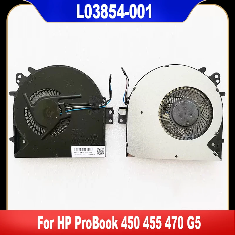 

L03854-001 New Original For HP ProBook 450 455 470 G5 Laptop Cooling Fan Cooler Fan Heatsink Radiator High Quality