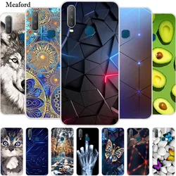 For Vivo Y17 2019 Case Vivo Y17 1902 Bumper Silicone TPU Soft Phone Cover For Vivo Y17 Y 17 Y12 Y15 2019 Coque Cartoon New funda