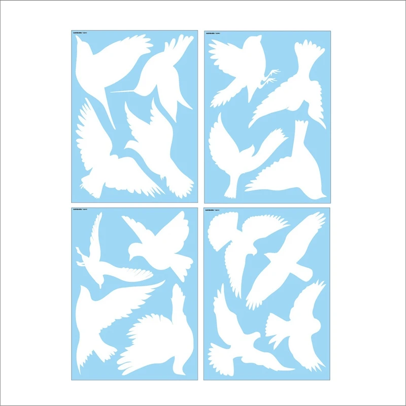 

Bird Anti-Collision Window Stickers Electrostatic Glass Decorative Stickers Warning PVC Anticollision