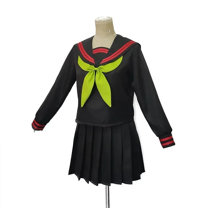 Anime Neue Kimetsu Keine Yaiba Cosplay Kostüm Kamado Nezuko Makomo JK Schuluniformen Sailor Anzug Frauen Outfit Nach Maß