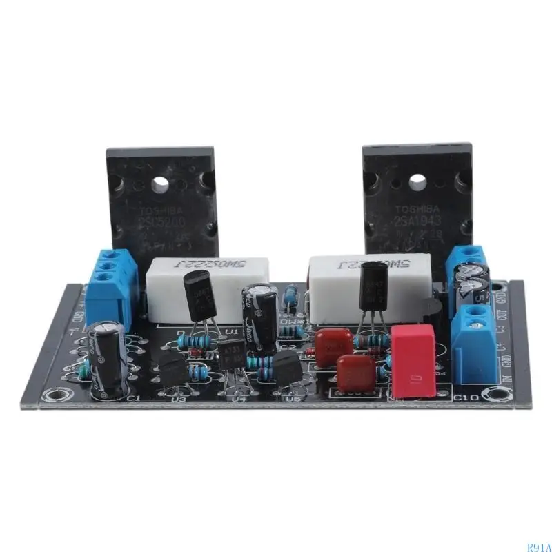 R91A 2SC5200+2SA1943 MONO 100W Закончанная задняя сцену платы усилителя высокий моно