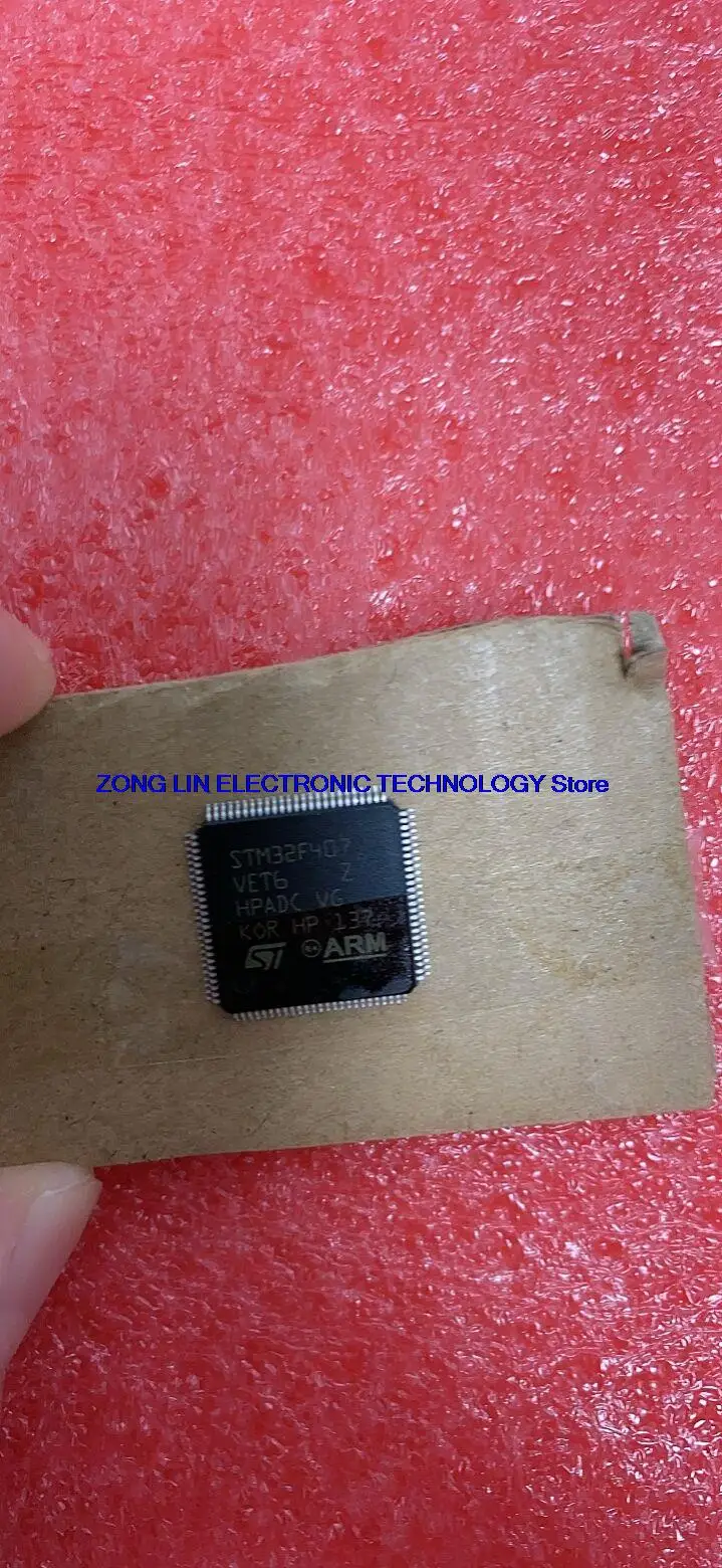 1-30Pcs/Lot Original Genuine STM32F407VET6 STM32F407 VET6 Package LQFP-100 168MHz 512KB Microcontroller MCU