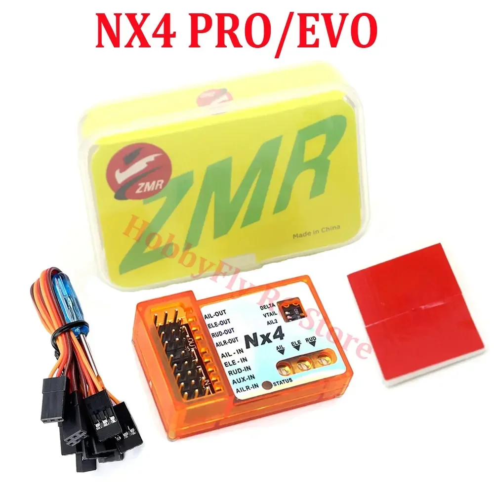 ZMR NX4 PRO EVO Flight Controller 3D Flight Gyroskop Balance für Starrflügelflugzeuge, unterstützt Rate/Hold/Gyro Off-Modus