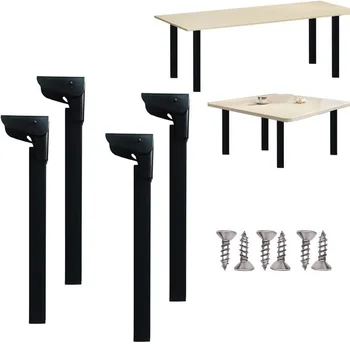 1 Uds. Patas de soporte plegables para mesa, patas de cama de Metal, patas de mesa de centro, patas de sofá, patas de cama invisibles, accesorios para patas de mesa para el hogar