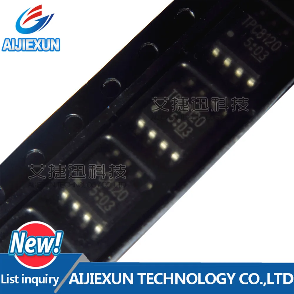 10Pcs TPC8120 SOP-8 Field Effect Transistor Silicon P Channel MOS Type New and original