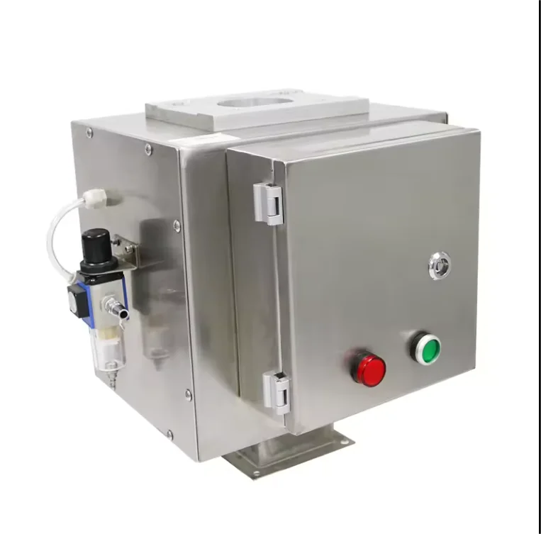 High Quality Industrial Stainless Steel SUS304 Metal Detector Separator Machine LCD Display Sound-Light Alarm Gravity Inspection