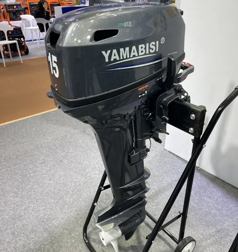 Yamabisi-漁船および救命ボートエンジン、エンデューロタイプ、15hp、2ストローク、2023