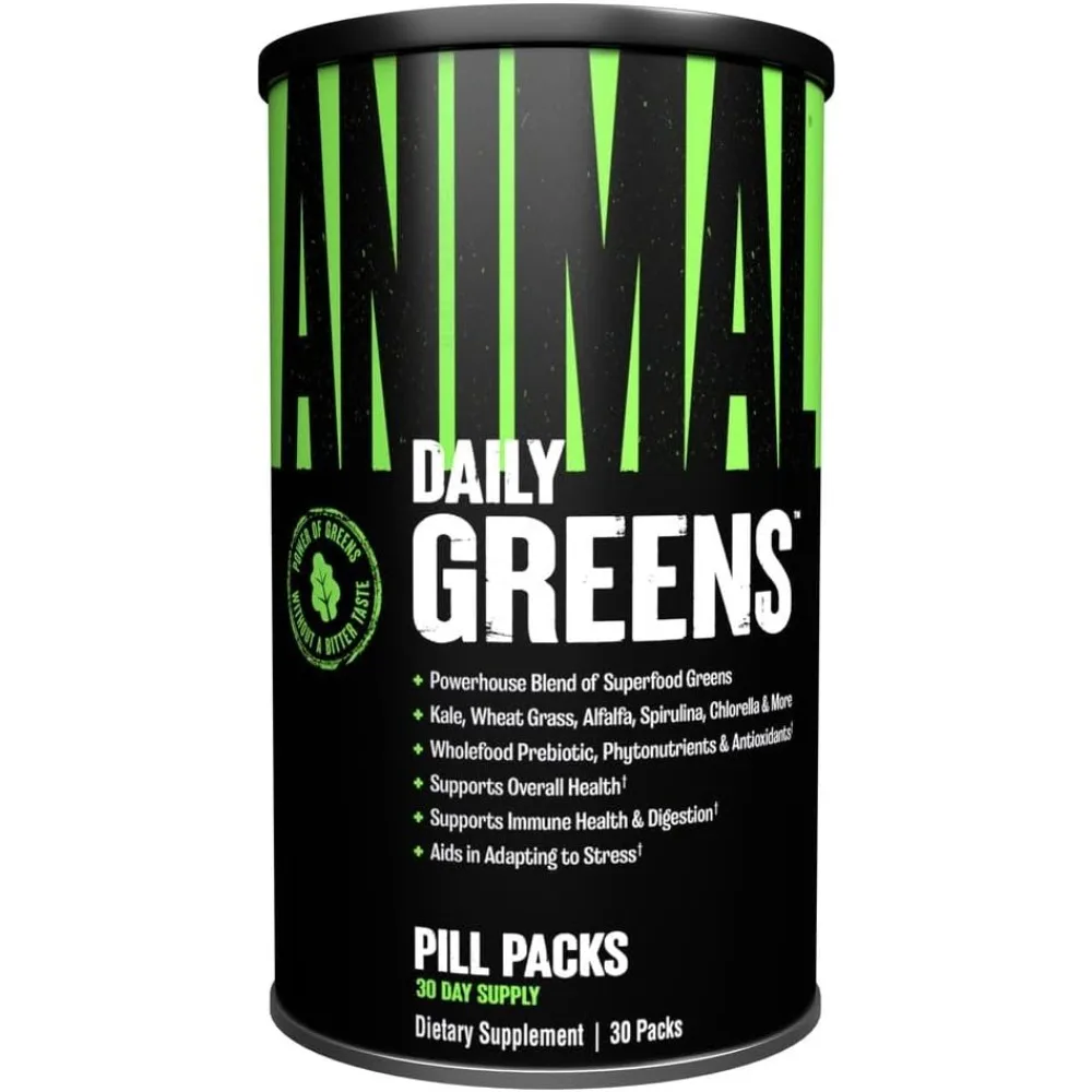 

Пакеты таблеток Daily Greens — капуля, пшеничная трава, алфа и многое другое — удобная смесь пребиотиков и пробиотиков для суперфуд