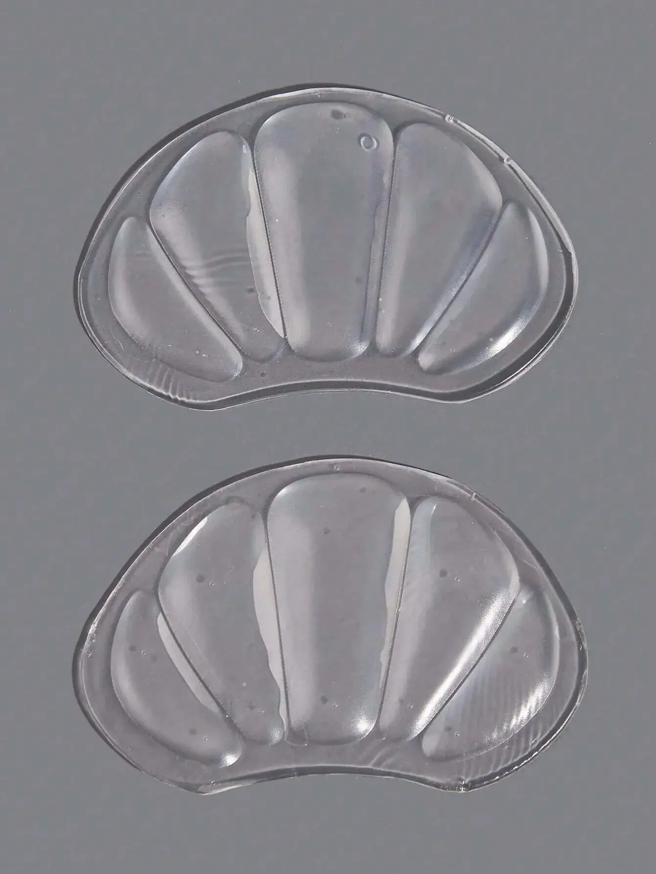 ألموفادا للجنسين شفاف دي سيليكون الفقرة calcanhar e antepé، 2 قطع الفقرة إدراج دي sapato confortable E elegante