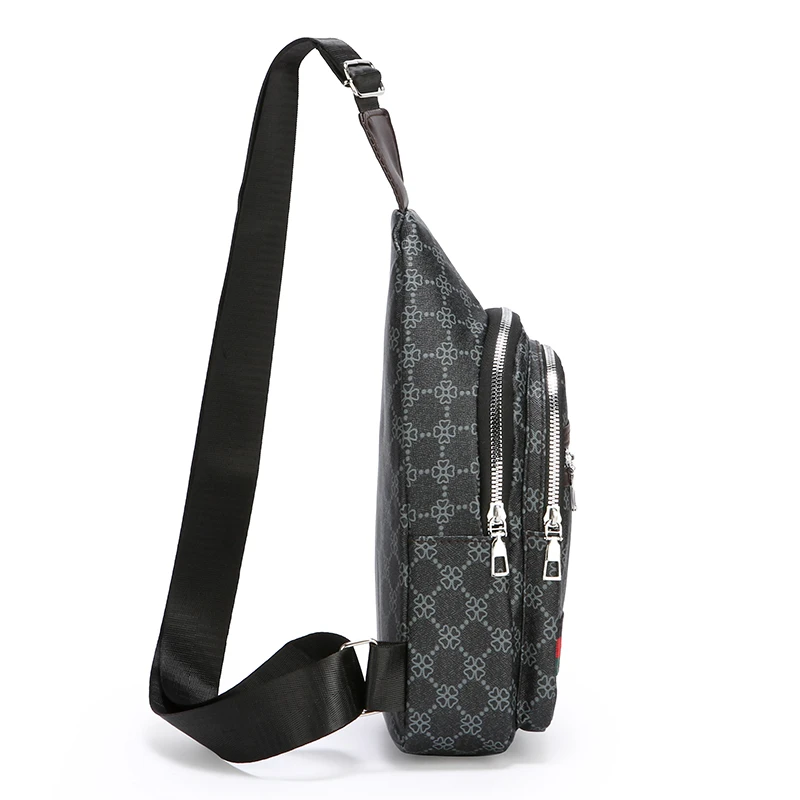 حقيبة كتف عصرية للرجال - حقيبة كروس من جلد البولي يوريثان للهاتف والمحفظة والأساسيات |   سفر خفيف الوزن وغير رسمي