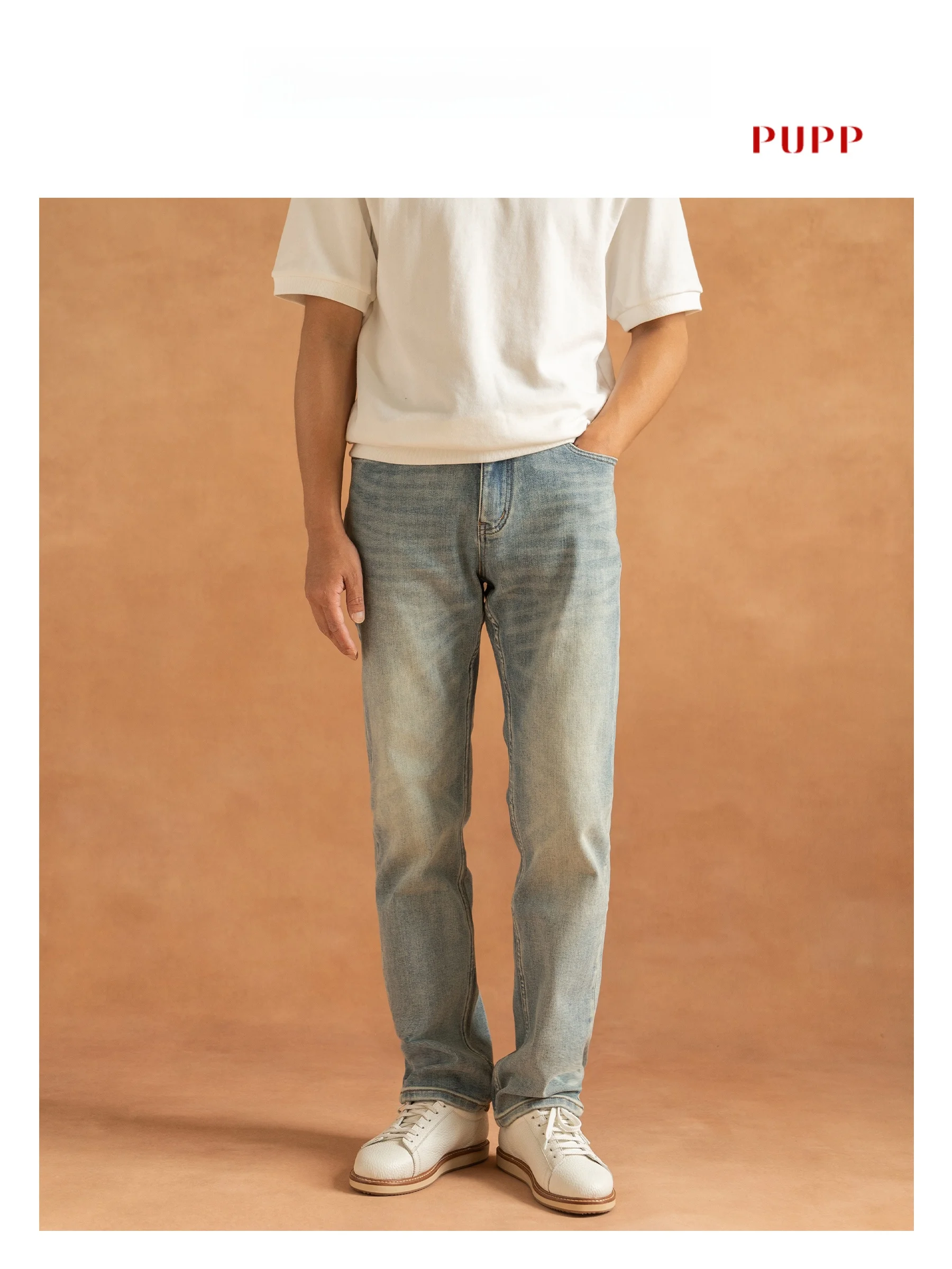 

Slim Fit Straight Leg Men's Jeans Faionable Spring Autumn Light Wa Zipper Casual Denim Pants Youth ular Cotton 00%