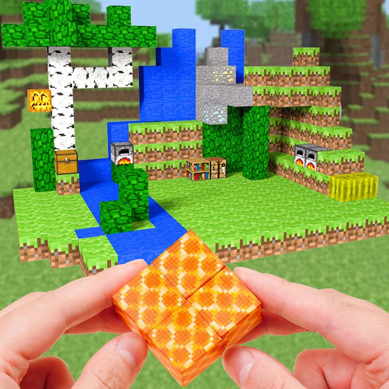 50-300 pezzi blocchi magnetici impilabili magnete cubo costruire mio magnete mondo STEM giocattoli sensoriali per ragazzo ragazza bambini età 3+