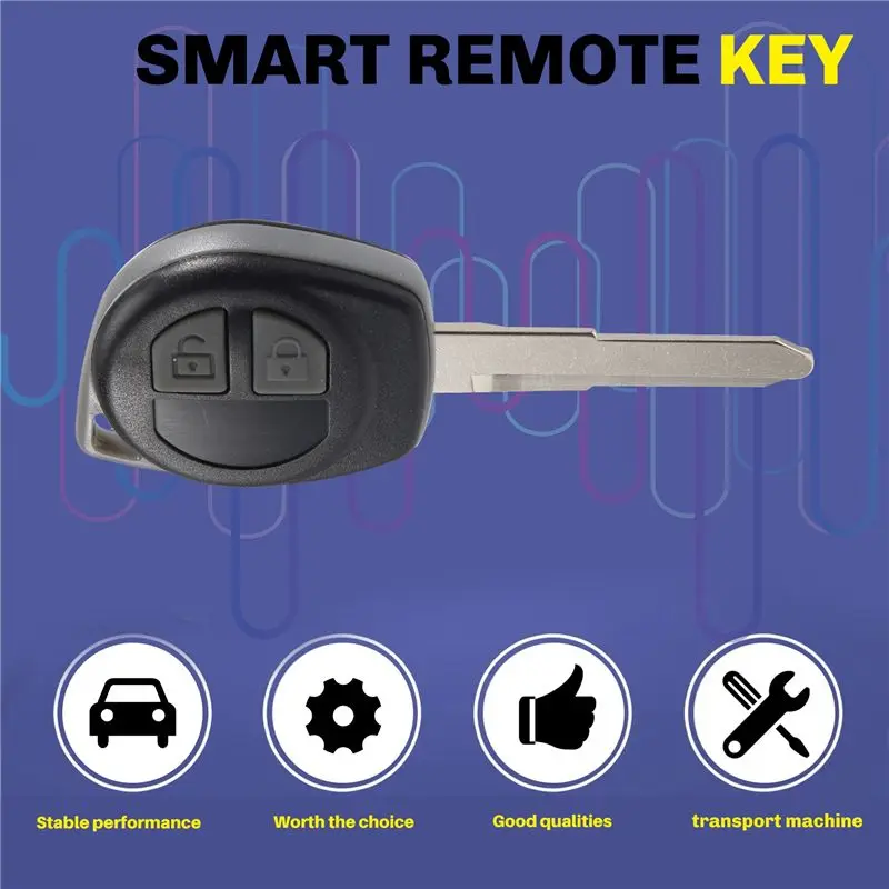 A56P-Car Smart Remote Key 2 Buttons Fit For Swift Sx4 Alto Jimny Vitara Ignis Splash 2007-2013 433Mhz