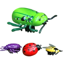 Beetle Ladybug Simulation Insect Pet Cats Toy Crawling Funny Rotating Animal Electronic Moving Interactive Playing Mini Pet Toys