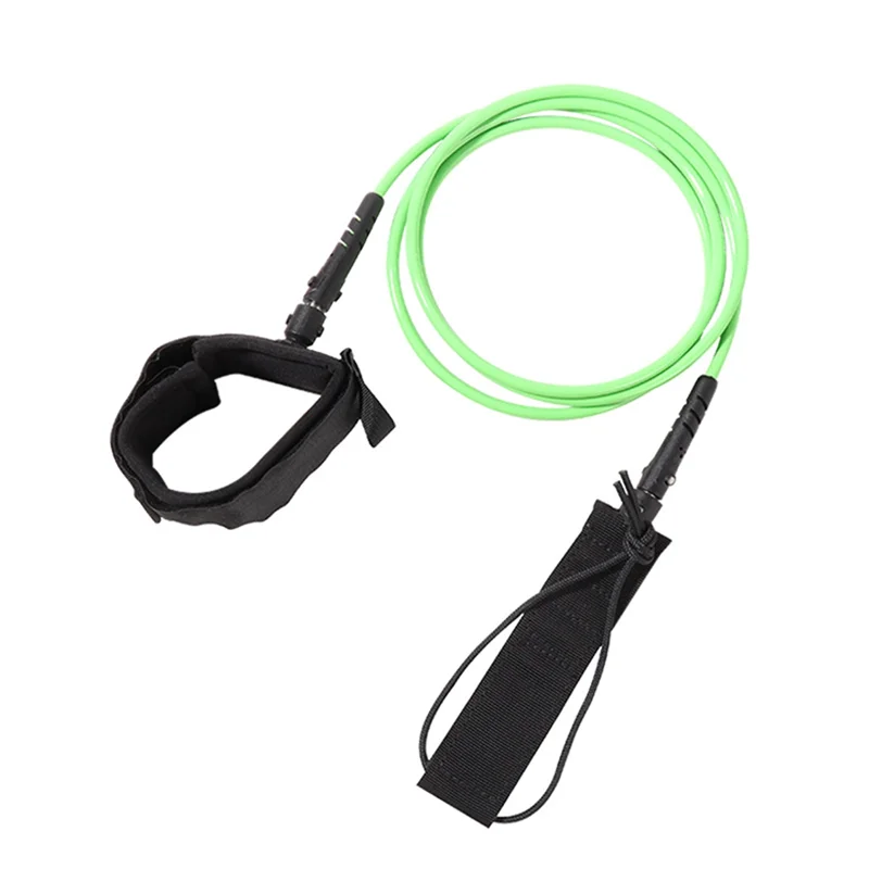 

Y49A-аксессуары для серфинга на воде, прямая веревка для ног 6 мм/6 футов с эластичной тягой из ТПУ для гребной доски, катание на водных лыжах