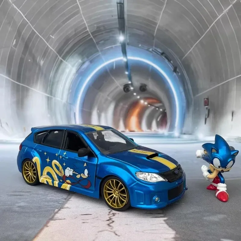 جادا 1/24 سوبارو 2012 Wrx Sti سونيك طبعة الفيلم بول سيارة رسمت نادر سبيكة نموذج الديكور نموذج هدايا الأطفال