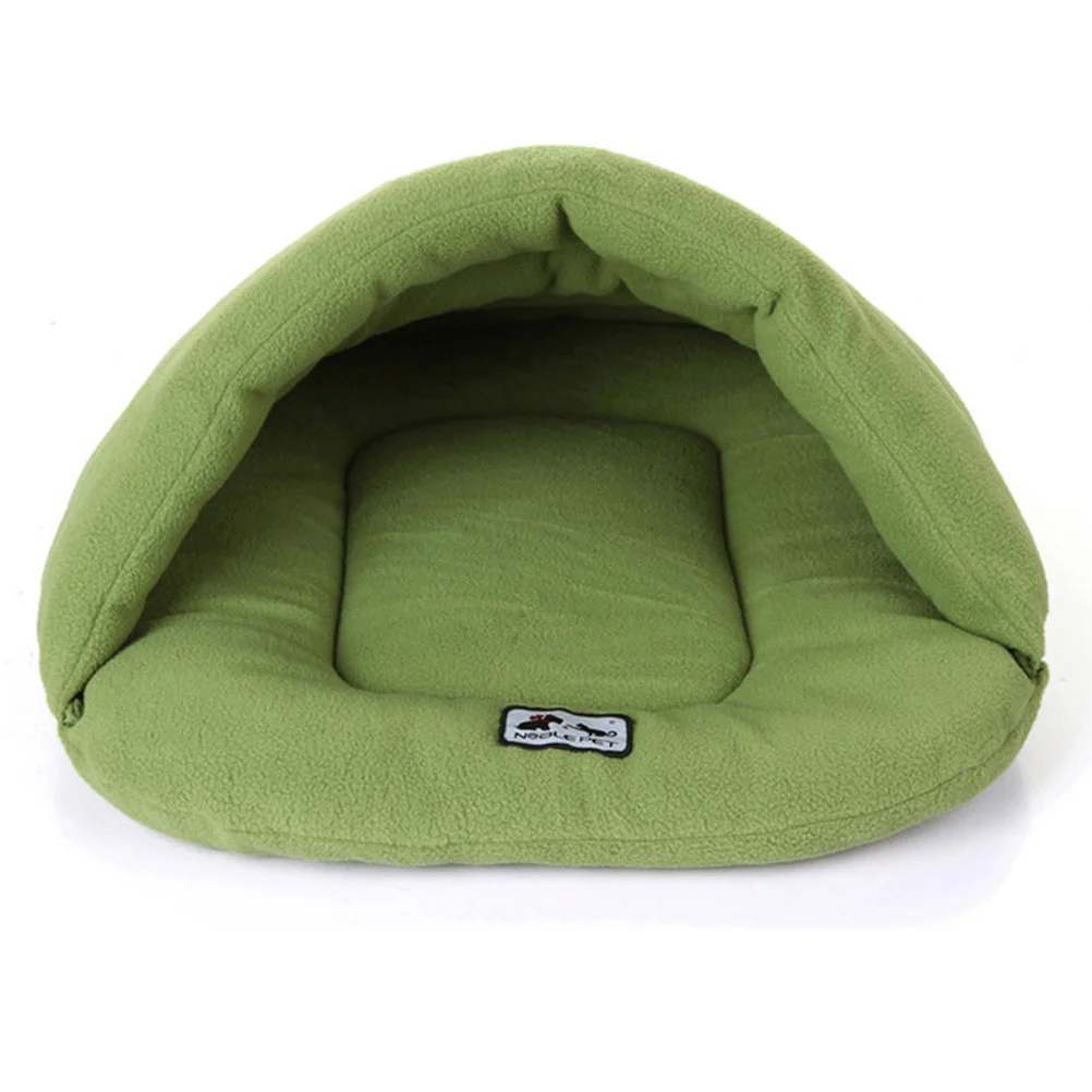 

Warm Sleeping Bag For Small Pets Cotton-Padded Cushion Lightweight Cat Cave Bed For Puppy Kitten Rabbit Cozy Nest