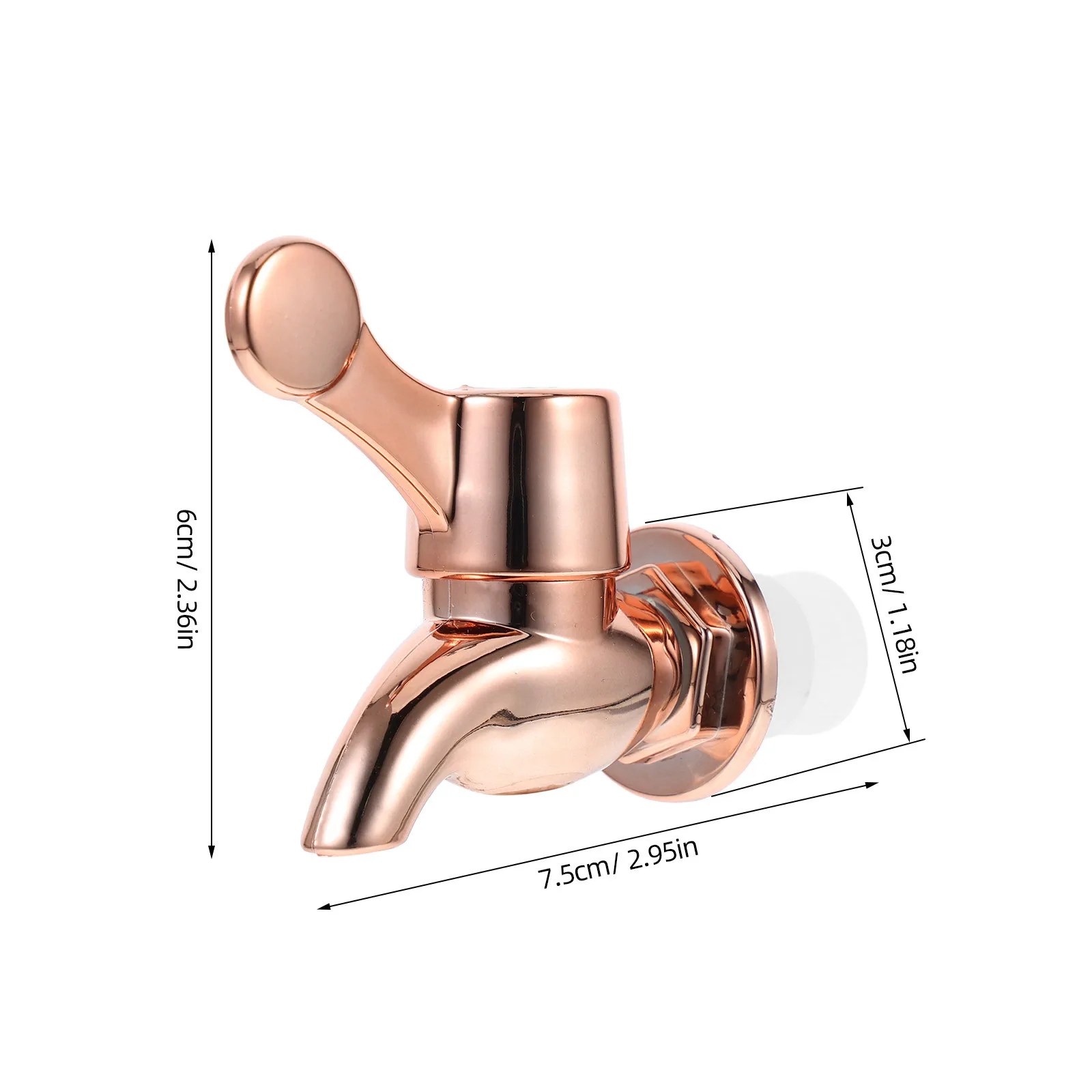 حنفية لاستبدال موزع المشروبات 17-21 مللي متر صنبور مشروب قوي تصميم فعال مناسب لصنبور إبريق الحليب المبرد #2