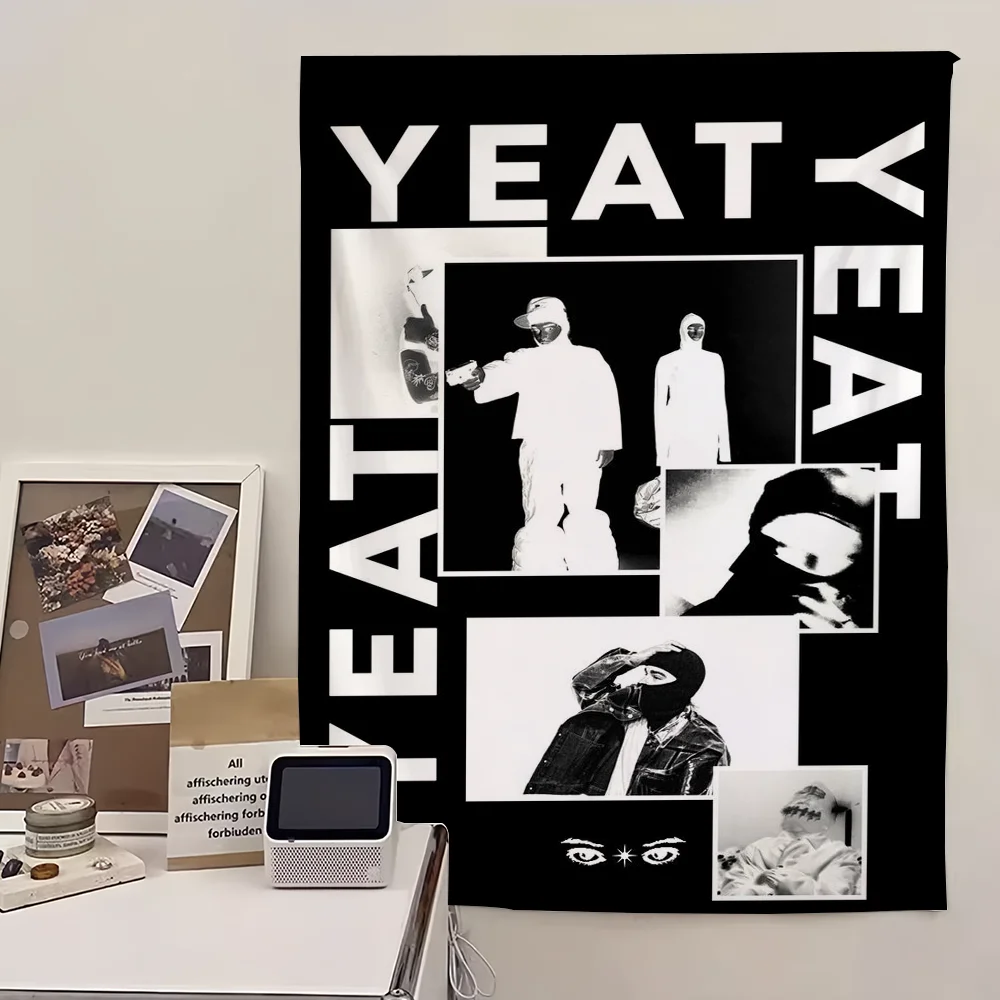 مغني الراب Yeat Lyfestyle العلم HiP نسيج الجدار الشنق الفن الحديث المنزل التخييم في الهواء الطلق الديكور