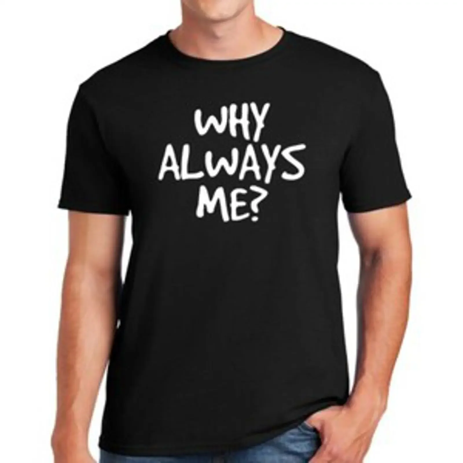 Warum immer ich Lustiges sarkastisches Neuheit T Shirt Witz Herren Damen Geschenk Oberteil vintage Washed Versatile Casual