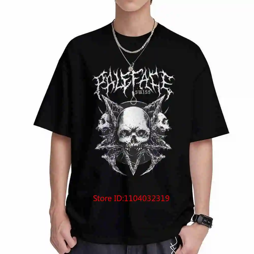 Paleface Swiss Skull Short Sleeve Tee 100% Cotton T-Shirt