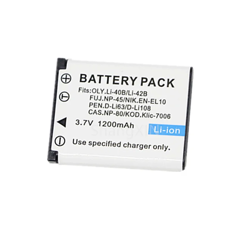 Batterie de caméra Li-42B Li-40B pour Olympus D-630 720 725 730 FE-3000 3010 4000 4010 4030 4050 5000 5010 5020 5030 5035 5050