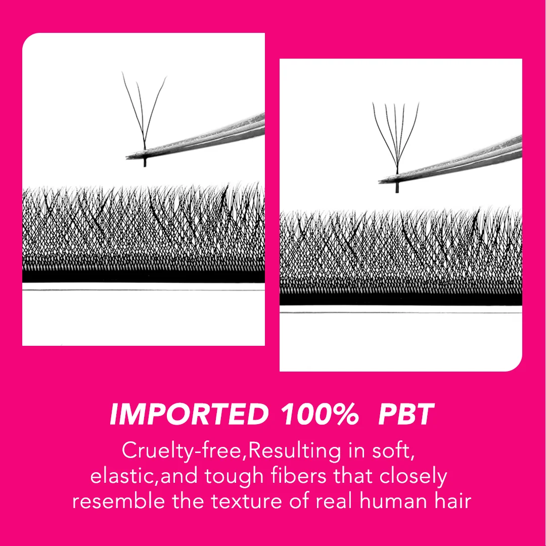 TDANCE W Shape Lash Soft Handmade 3d 4d 5d 6d 8d Premade Volume Fan C D 0.07MM Eyelashes Extension