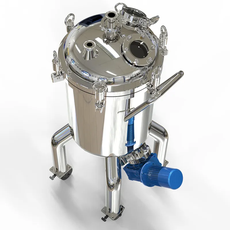 

50-литровый малогабаритный смесительный бак из пищевой нержавеющей стали SS304/SS316L с магнитным приводом для косметических продуктов