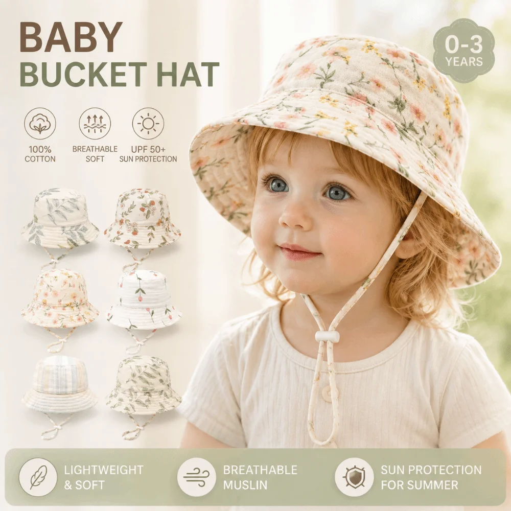 High Quality UPF 50+ Sun Hat Wide Brim Striped Fisherman Hat UV Blocking Adjustable Bucket Hat Outdoor Fishing