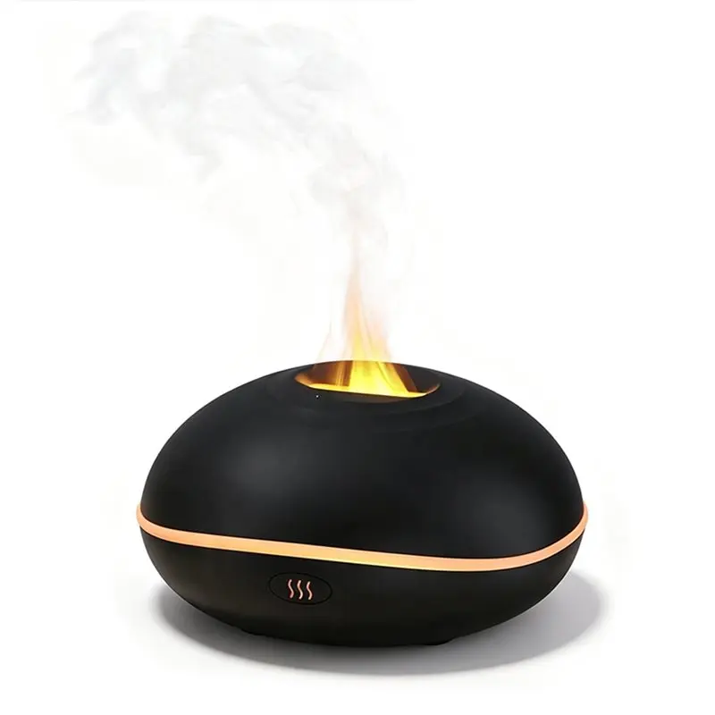 at28-超音波クールミスト加湿器-7色led炎型フライングソーサーアロマディフューザー-200ml-エッセンシャルオイルディフューザー