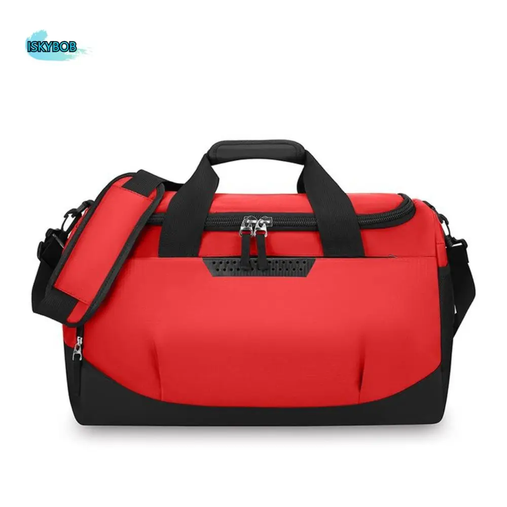 

Large Capacity Travel Duffel Bag Dustproof Waterproof Sports Fitness Bag Wear Resistant Casual Weekender Shoulder Bag Short Trip