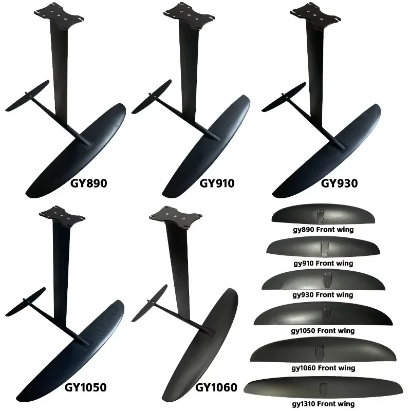 

Factory OEM Water Sports Surfing Foil GY Series Universal Blade Foil Set Aluminum Carbon Wingfoil 2100sqcm Dock Start Hydrofoil