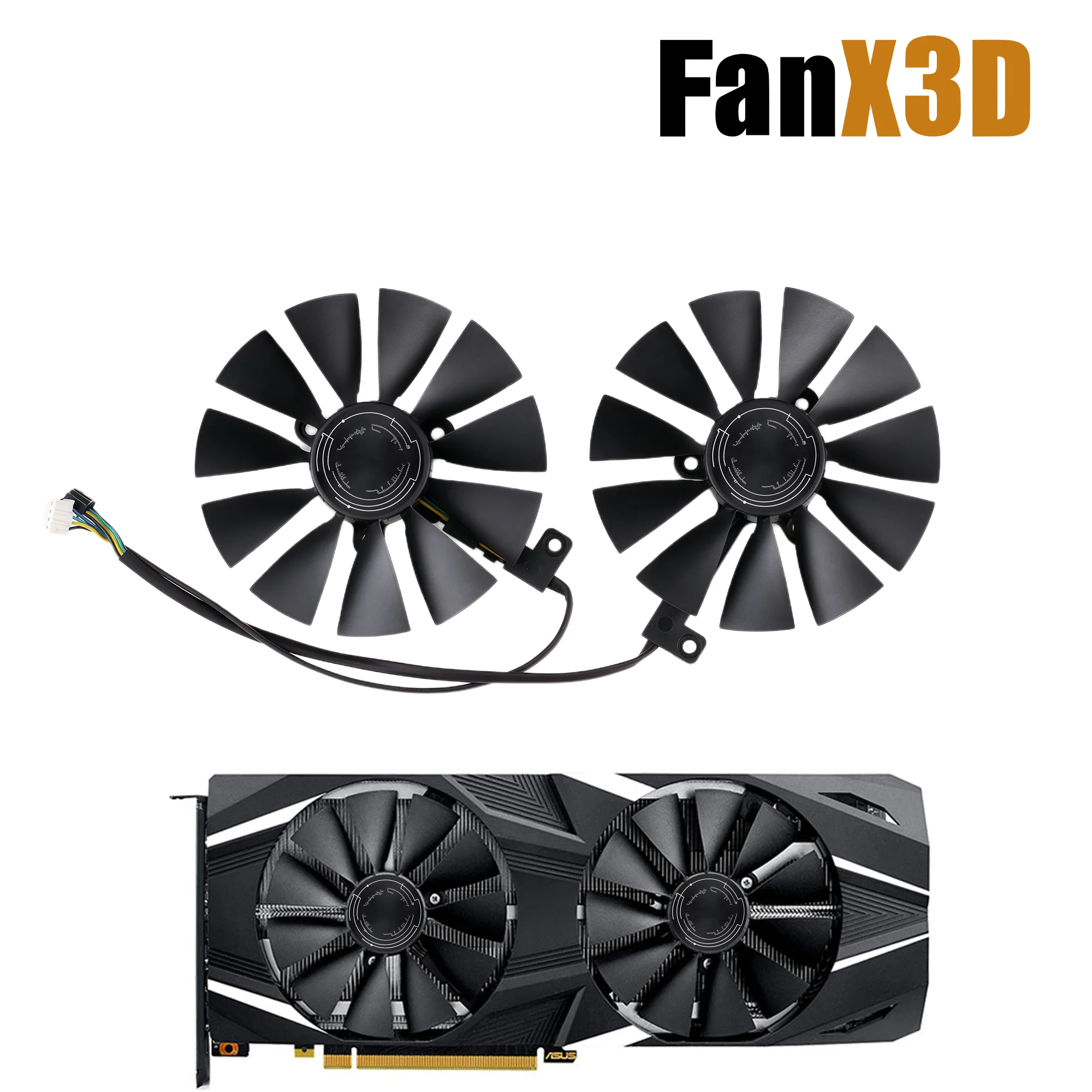 87MM FDC10U12S9-C Cooling Fan For ASUS RTX 2080 2070 2060 DUAL Advanced OC GAMING Graphics Video Card Cooler Fan