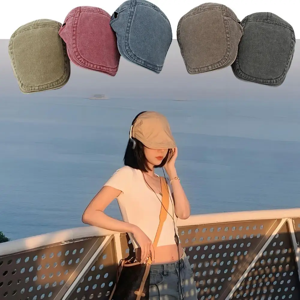

Hot Sale Vintage Painter Beret Casual Four Season Newsboy Hat Adjustable Headwear Women Painter Beret Hats Men Women Cap Outdoor