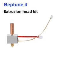 for Elegoo Neptune 4 Hotend Kit  Nozzle for Elegoo Neptune 4 pro Heated Block Bimetal Heatbreak Throat Cartridge Heater
