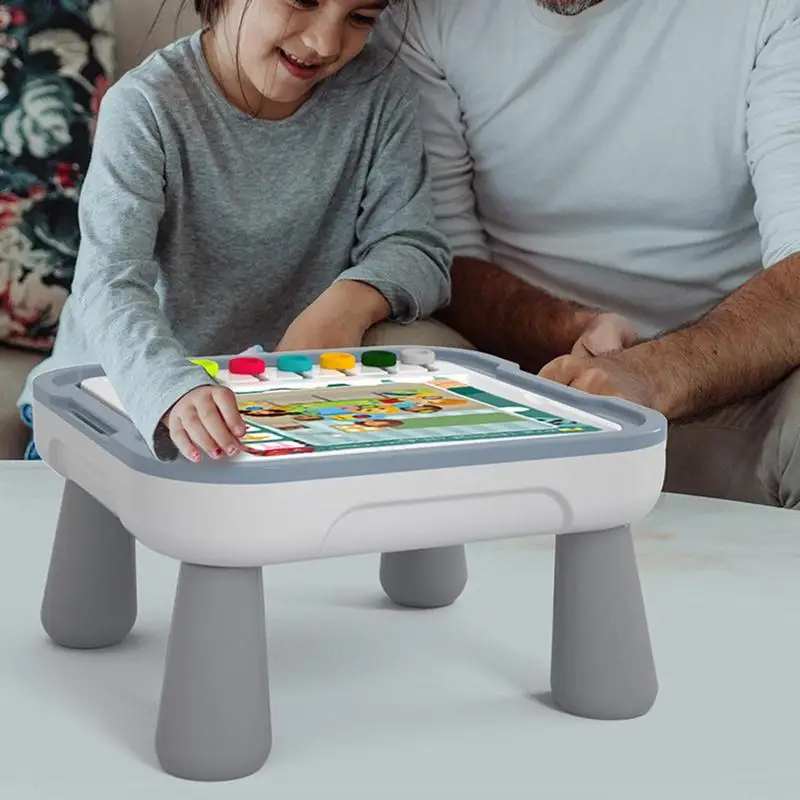 Mesa de aprendizaje Montessori para niños pequeños, juguete educativo de pensamiento lógico