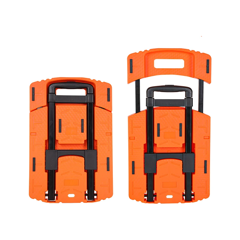Handcart Outdoor Easy Folding Handling Trolley Portable Extensible Small Push Cart Hand Truck Trolley