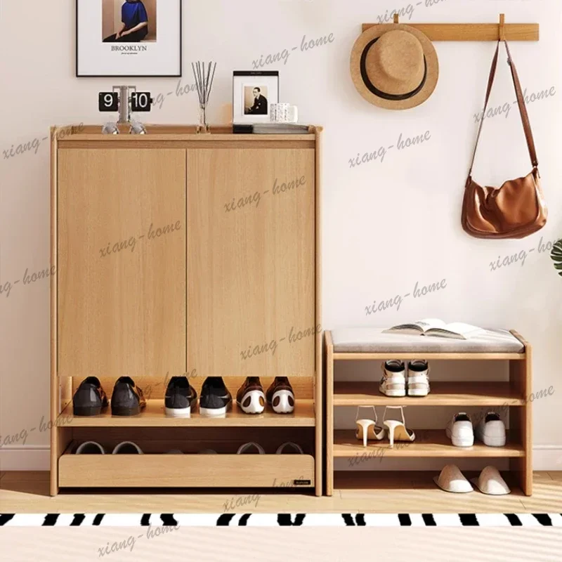 LJY Replica Box Shoe Cabinet Plant Living Room Storage Slippers Hallway Shoe Cabinet Vertical Modern Archivadores Entrance Furn