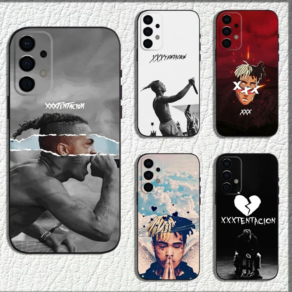 Rapper X-XXXTentacionS Phone Case For Samsung Galaxy A13,A21s,A22,A31,A32,A52,A53,A71,A80,A91 Soft Black Shell