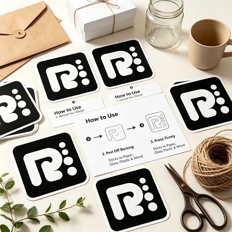 Benutzerdefinierte quadratische Logo-Aufkleber, personalisiertes Foto, Text, Markenname, individuelle Verpackungsaufkleber, individuelles Bild, verschiedene Größen erhältlich – Detail 6
