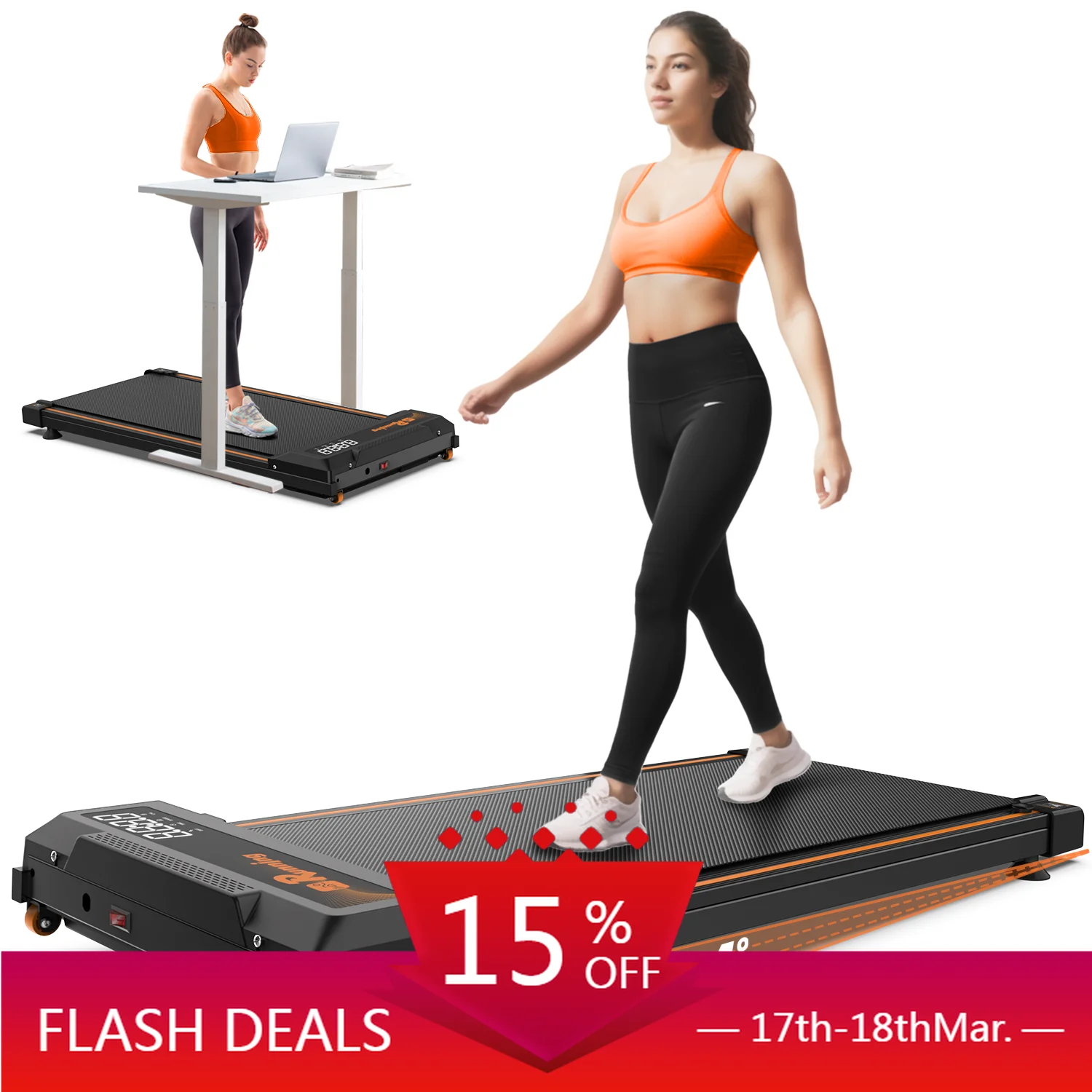 

STLF RTS USA Factory Price Home Weight Light Electric Running Machine Walking Jogging Free Installation Walking Pad Treadmill