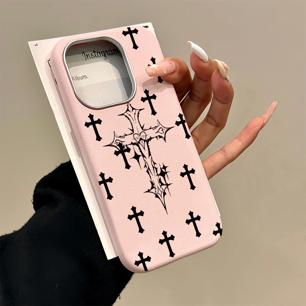 Cross Christian Case For IPhone 16 17 13 Pro Max Cases Phone 11 12 13 ProMax 14 15 Plus Case XS XR Shockproof Leather Drop Funda - view 5