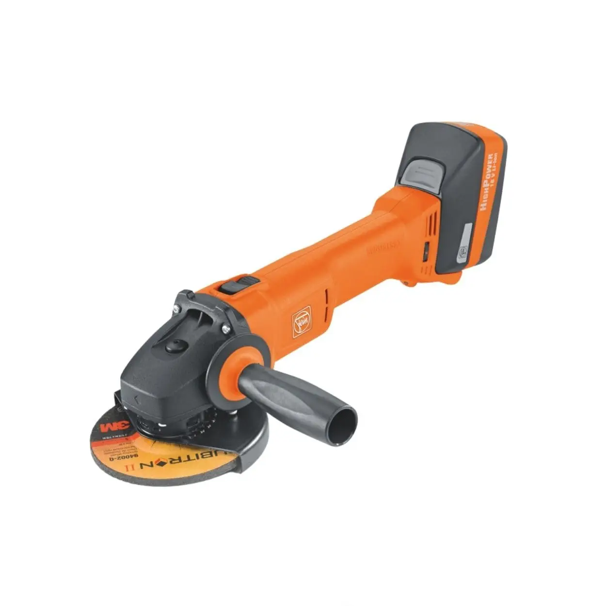 Fein Cordless Angle Grinder Ccg 18-115 Bl - For Cutting, Grinding, Deburring Work - 4-1/2