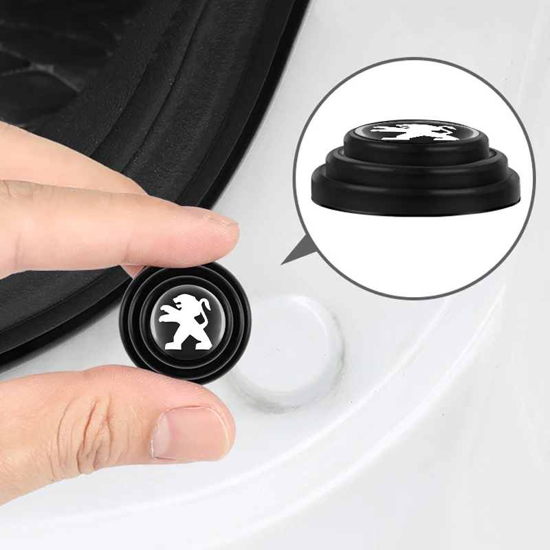 Car Shock Absorber Pads Sticker Door Bumper Silent Mat Mount Sensor Buffer For Peugeot 206 307 308 3008 207 208 407 508 2008 107