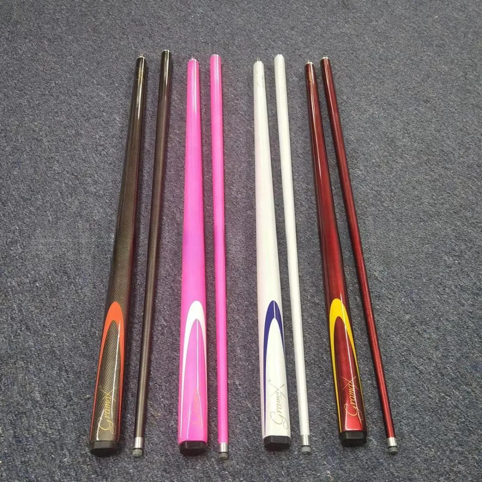 queue-de-billard-1-2-en-fibre-de-carbone-robuste-en-bois-pour-le-break-et-le-jump-accessoire-d'entrainement-pour-table-de-billard