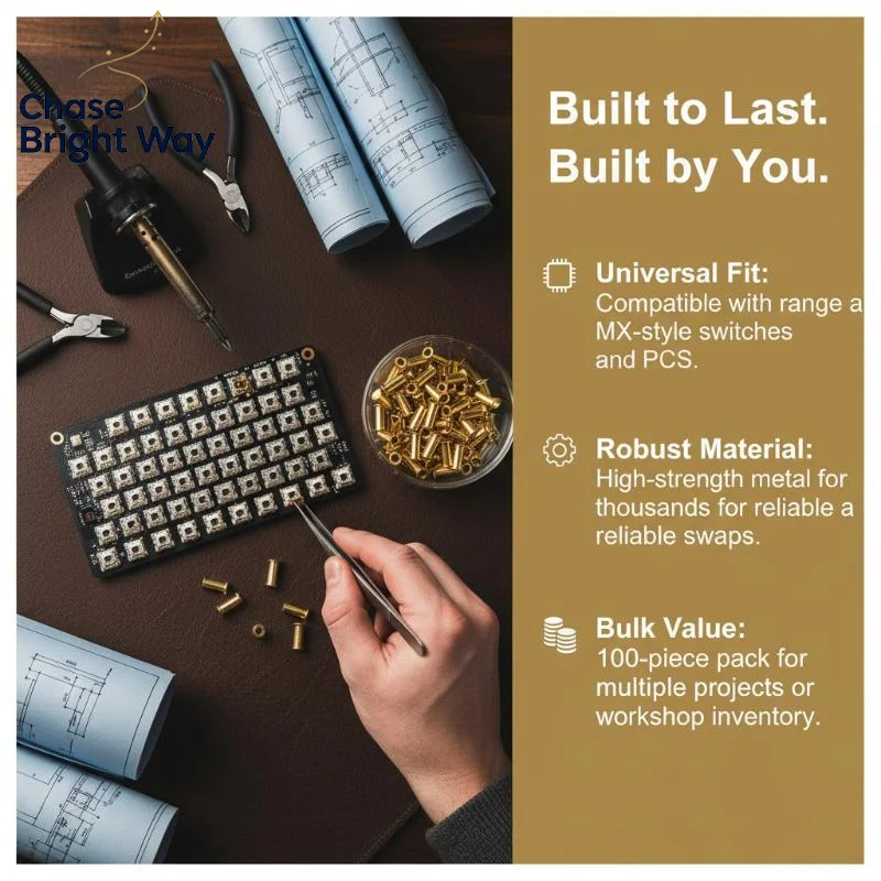 100Pcs Mechanical Keyboard and Mouse Hot Plug Socket for Switch Testing and Replacement Convenient and Durable for Daily Use