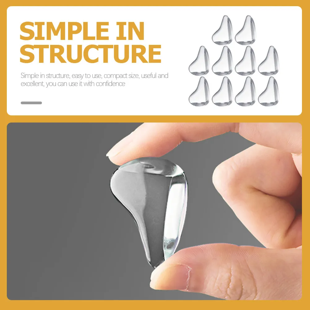 10Pcs Safe Smooth PVC Corner Protectors for Furniture Tables Desks Cabinets Childproof Baby Safety Edge Guards Home Office Use