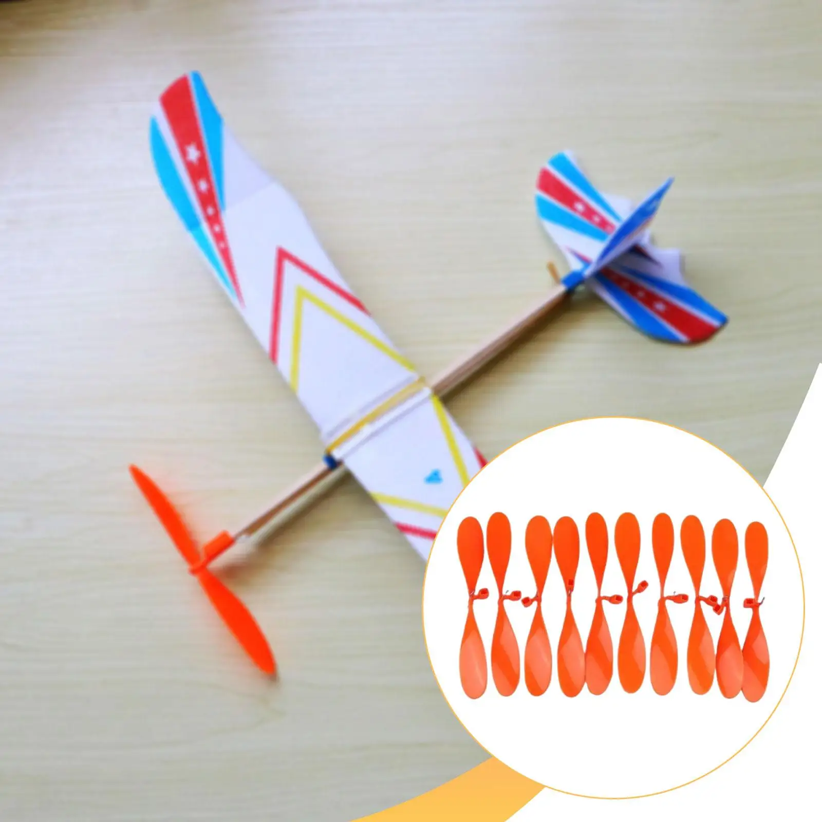 10 Pieces RC Airplane Propellers Direct Replaces Spare Parts, Practical, Easy to Install, Accessories, Model Plane Propellers